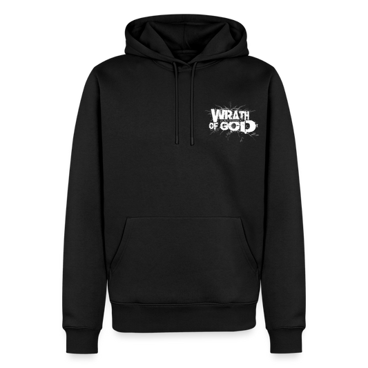 "Wrath of God" Security Premium Hoodie - White Logo - black