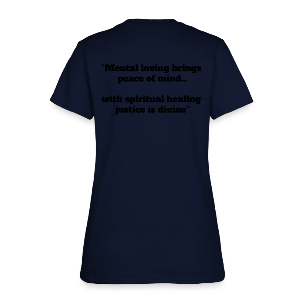 "Tribute to the Black Woman" Women's Tee - navy