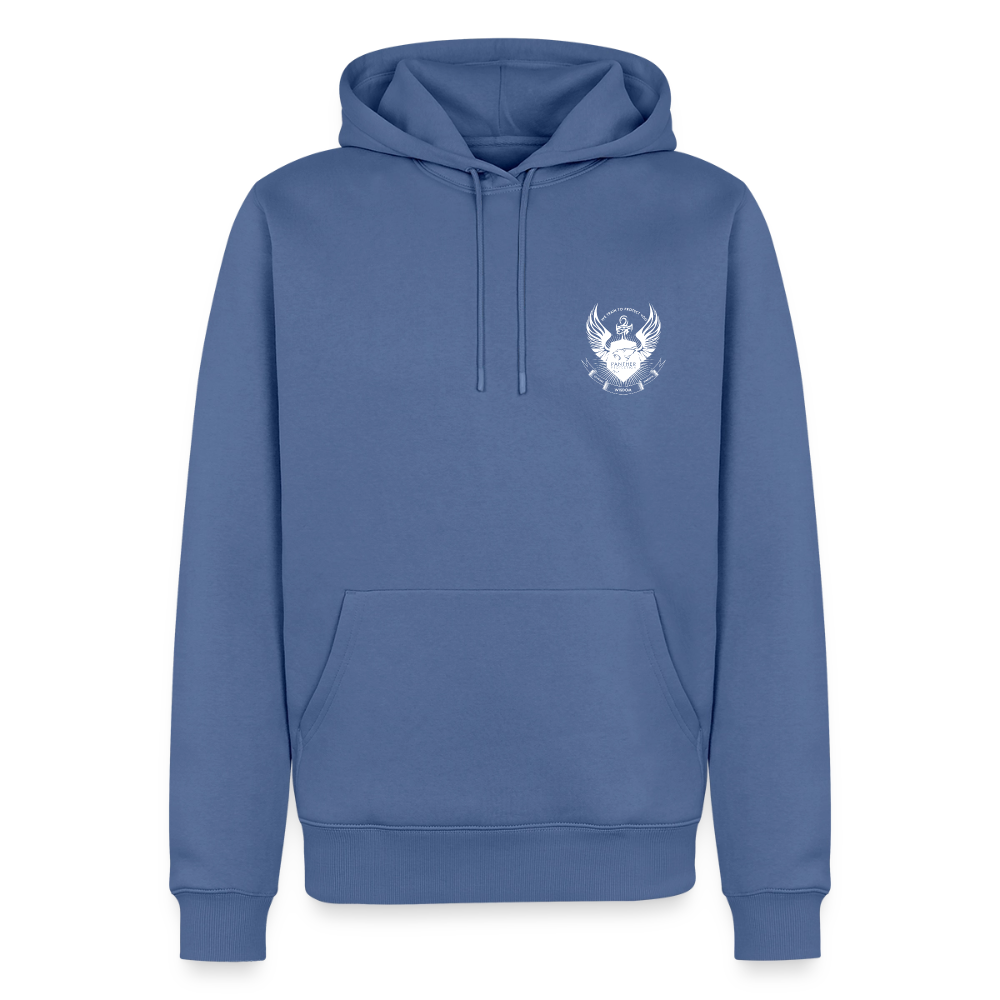 Panther Protection Hoodie - Black - stone blue