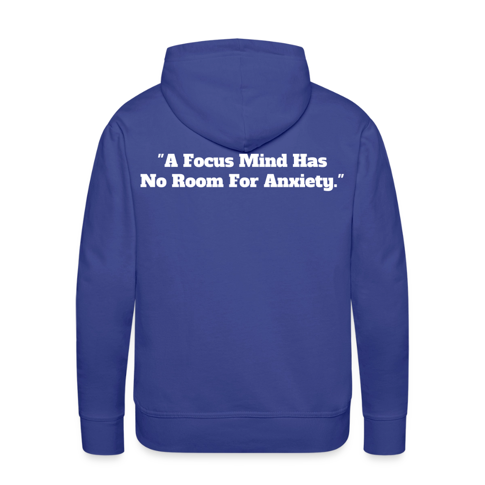"Wrath of God" Premium Hoodie - White Logo - royal blue
