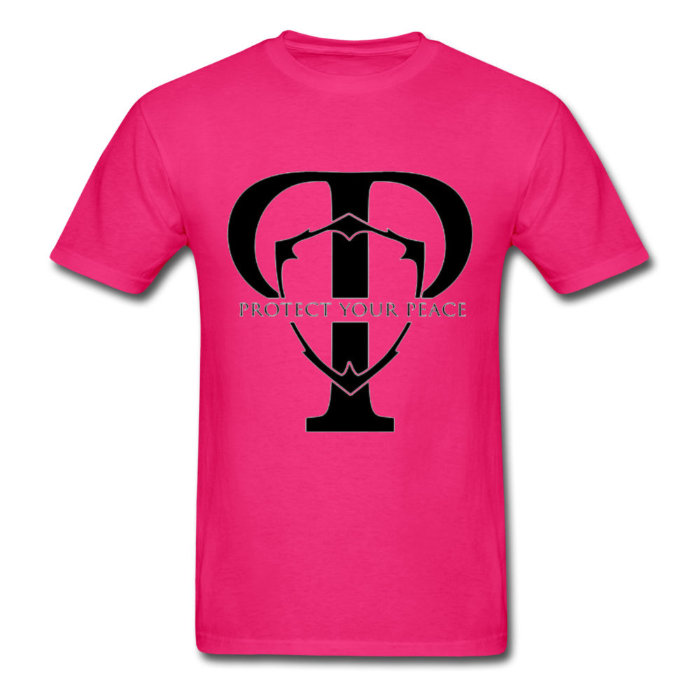Protect Your Peace T-Shirt - Black - fuchsia