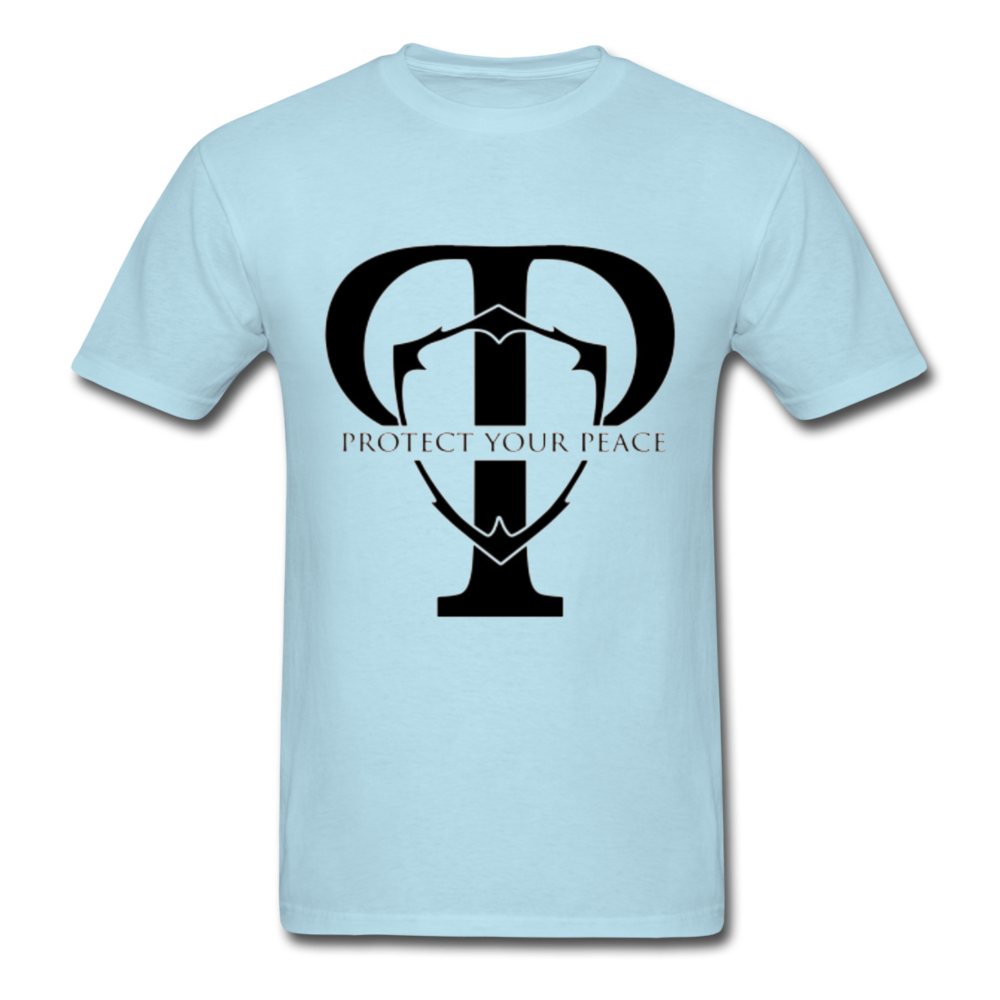 Protect Your Peace T-Shirt - Black - powder blue