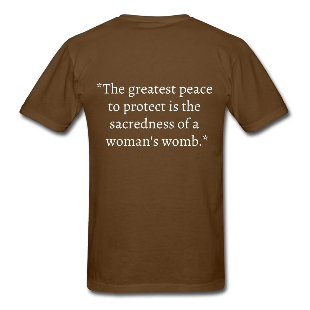 Protect Your Peace T-Shirt - White - brown