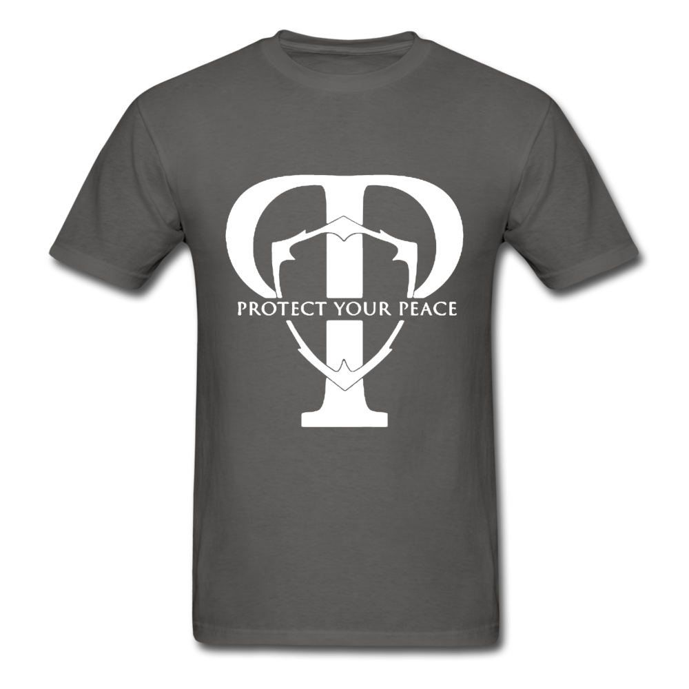 Protect Your Peace T-Shirt - White - charcoal