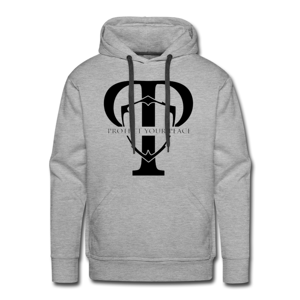 Protect Your Peace Premium Hoodie - Black - heather grey