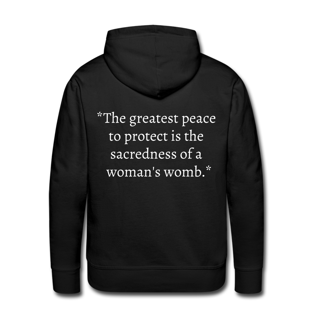 Protect Your Peace Premium Hoodie - White - black