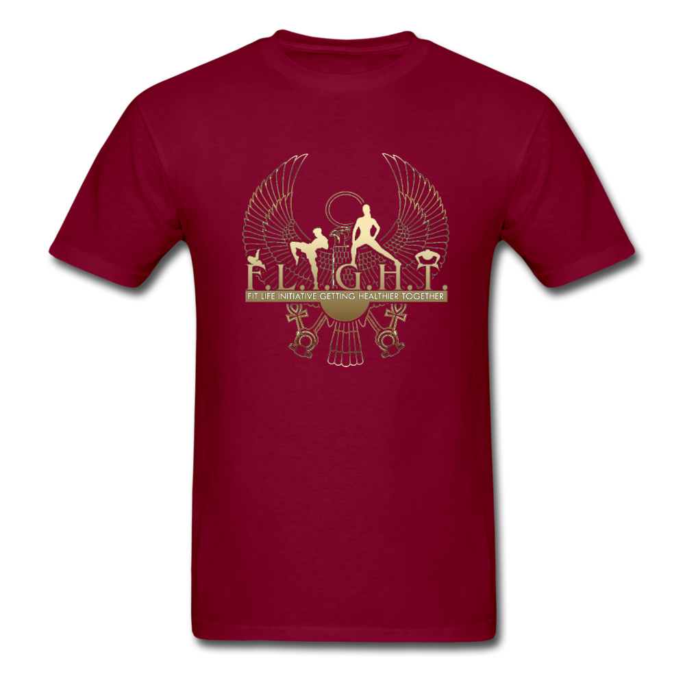 F.L.I.G.H.T. Project Men's Tee - burgundy