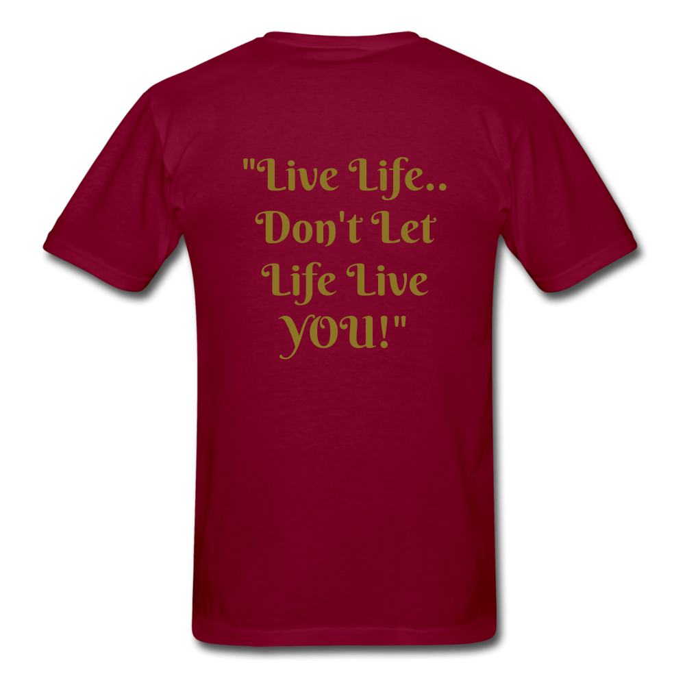 F.L.I.G.H.T. Project Men's Tee - burgundy