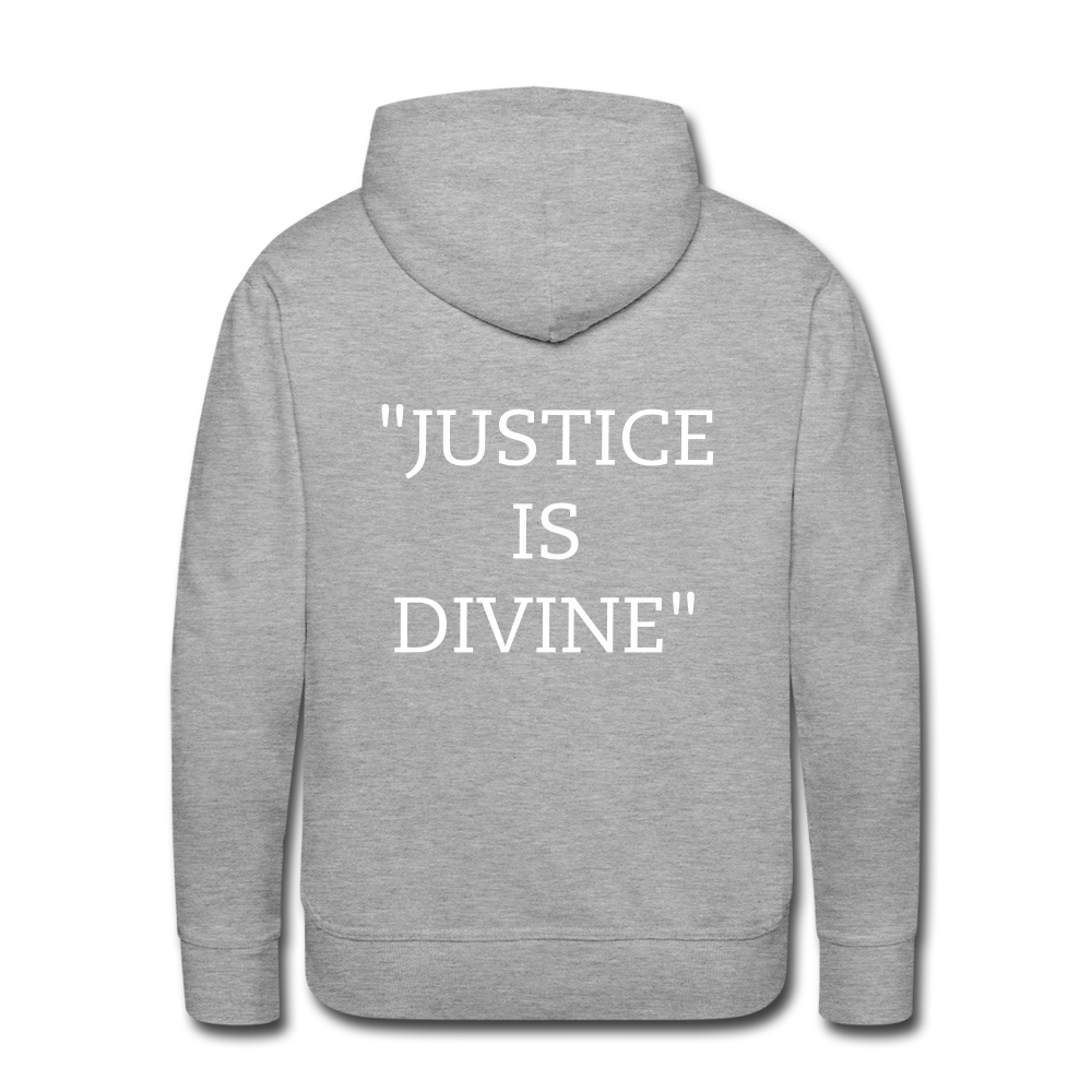 "Tribute to the Black Woman" Men's Hoodie - heather grey