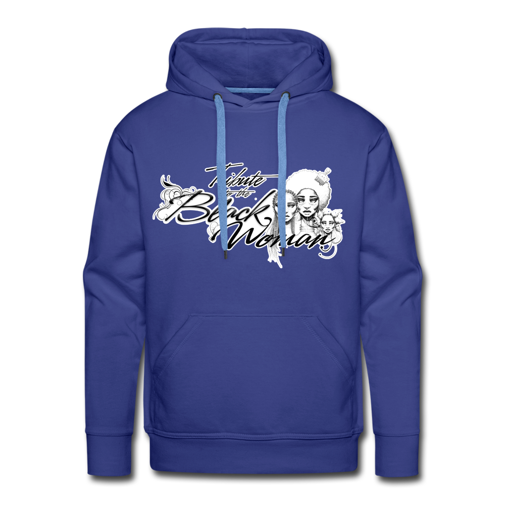 "Tribute to the Black Woman" Men's Hoodie - royal blue