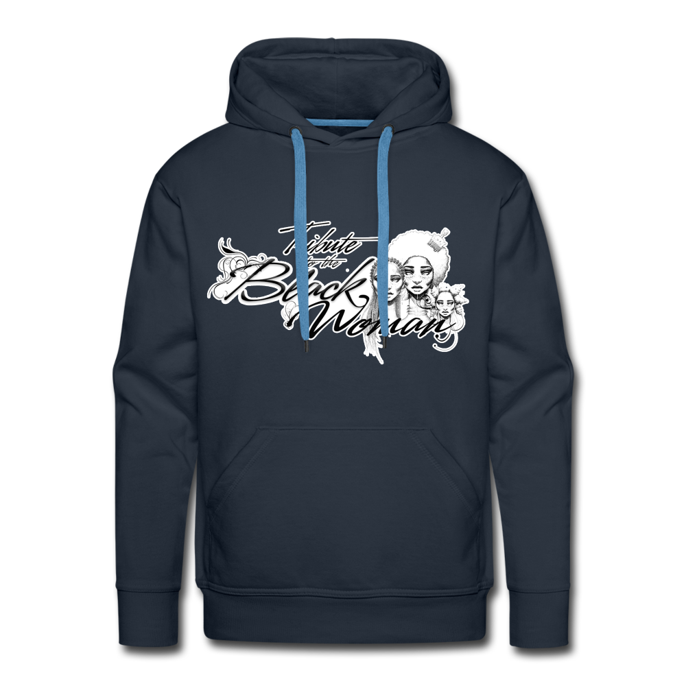 "Tribute to the Black Woman" Men's Hoodie - navy