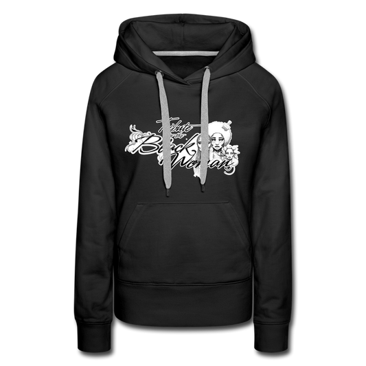 "Tribute to the Black Woman" Women's Hoodie - black