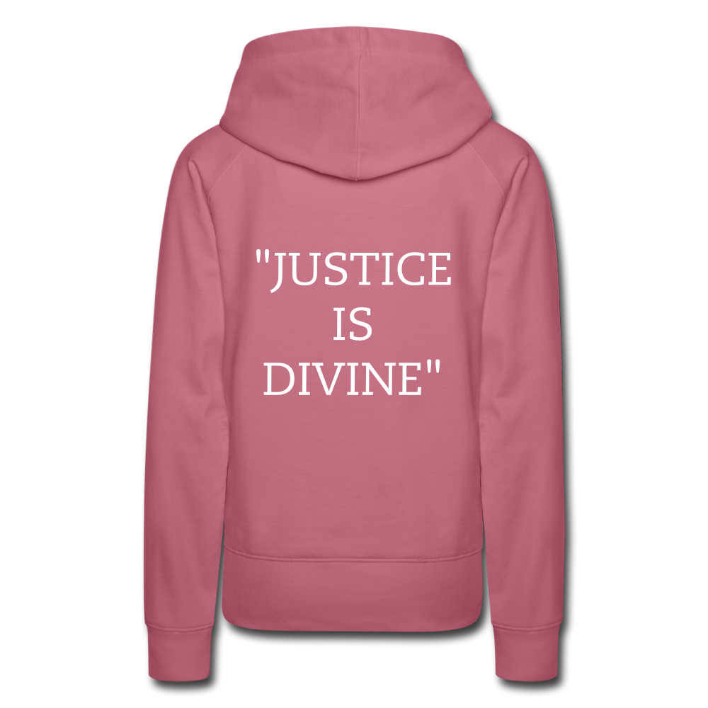 "Tribute to the Black Woman" Women's Hoodie - mauve