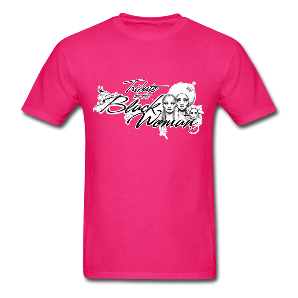 "Tribute to the Black Woman" Unisex Tee - fuchsia
