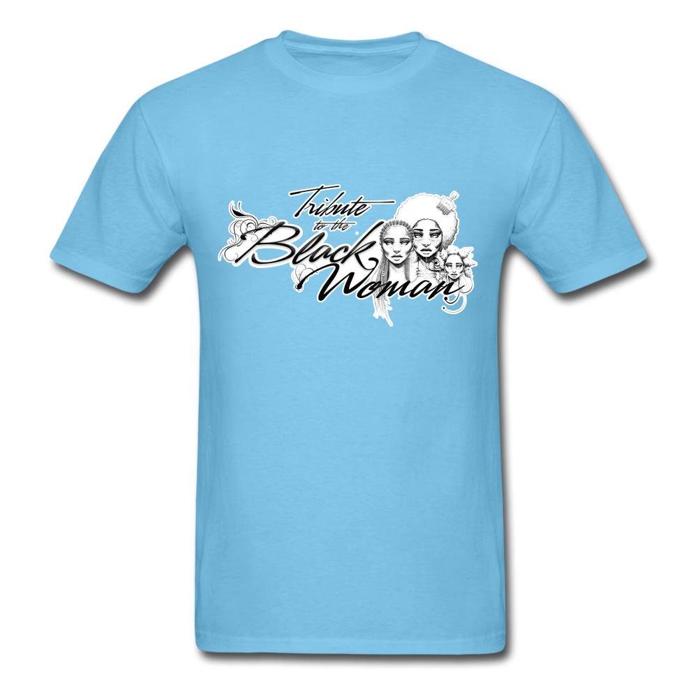 "Tribute to the Black Woman" Unisex Tee - aquatic blue
