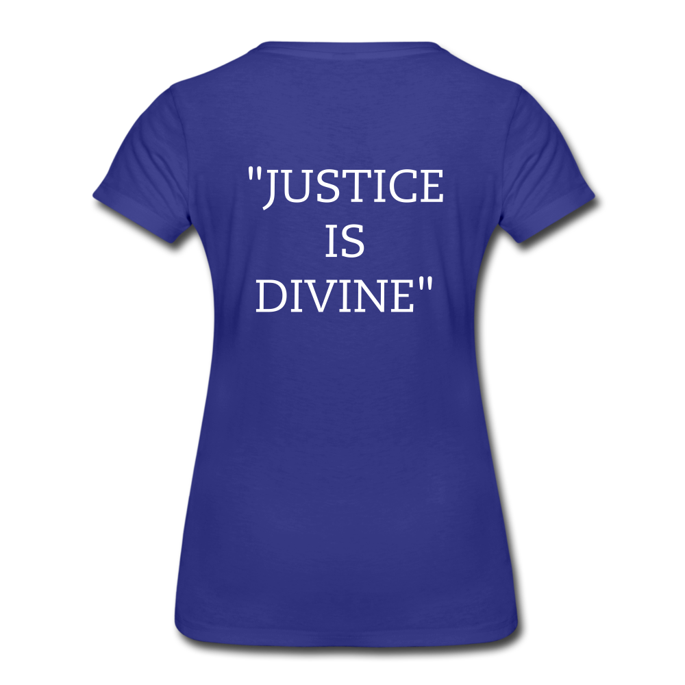 "Tribute to the Black Woman" Women's Tee - royal blue