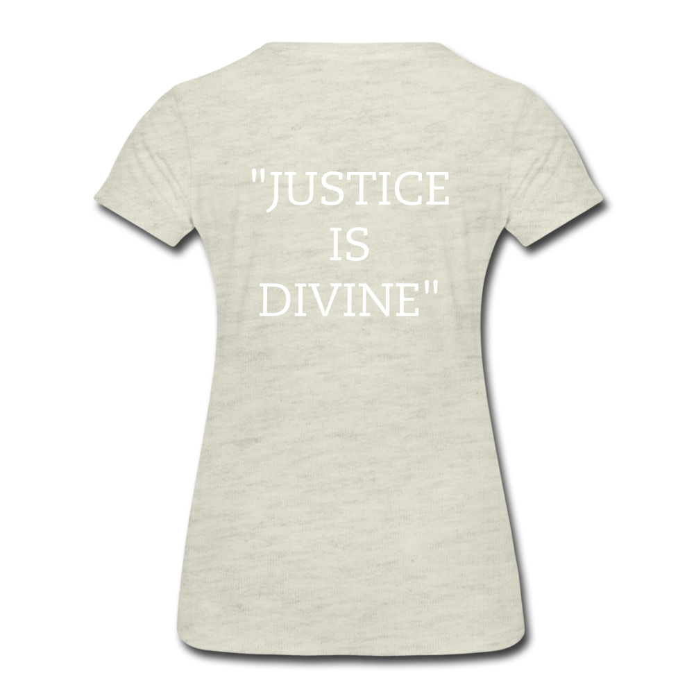 "Tribute to the Black Woman" Women's Tee - heather oatmeal
