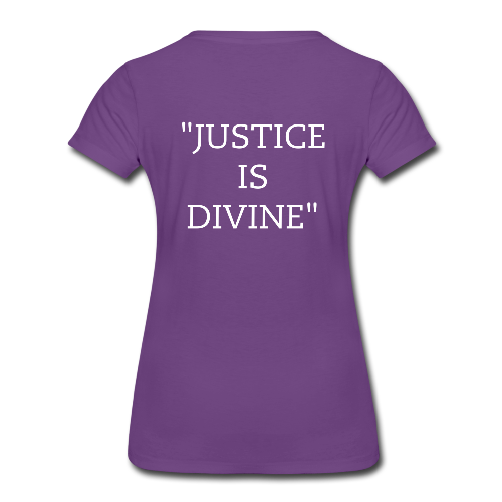 "Tribute to the Black Woman" Women's Tee - purple