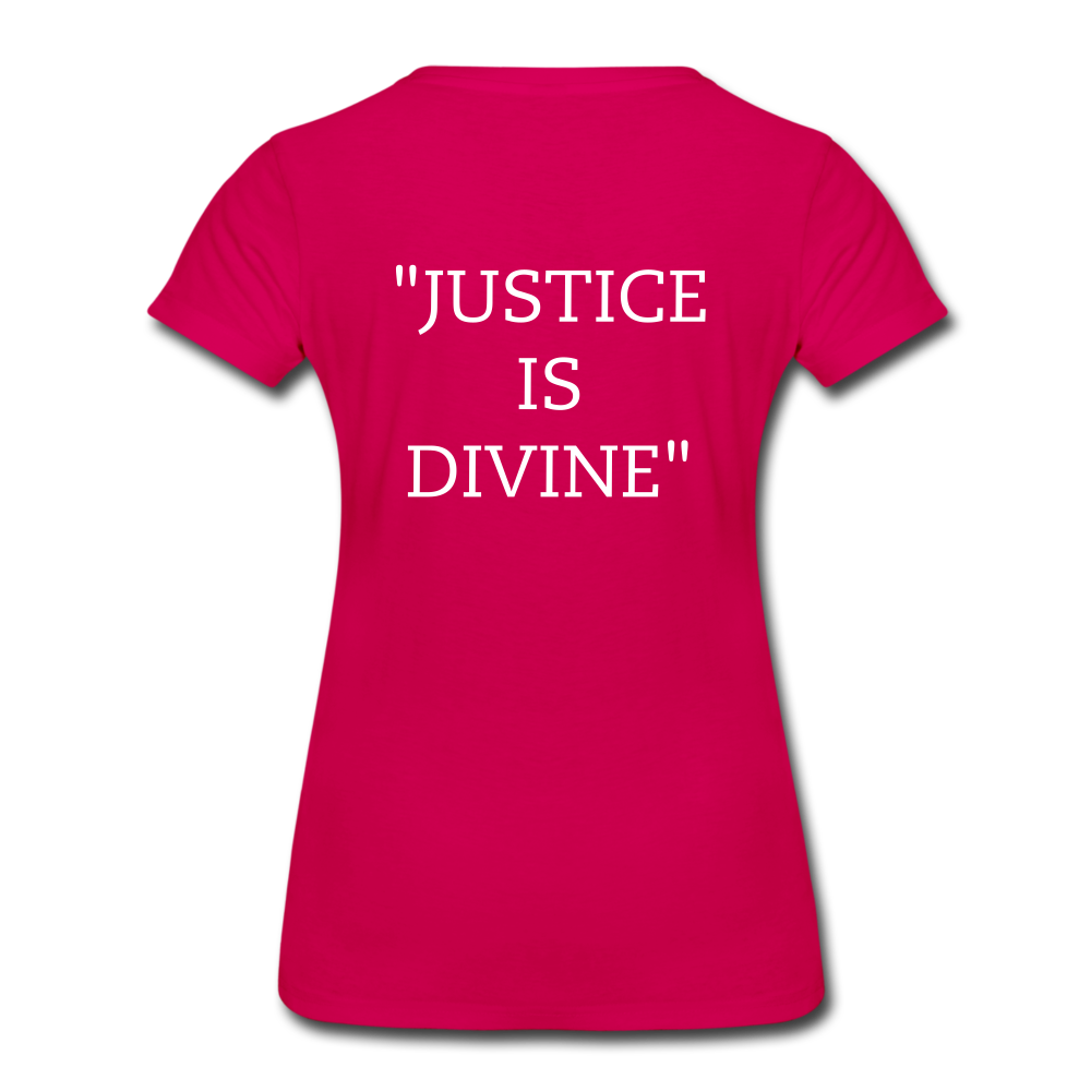 "Tribute to the Black Woman" Women's Tee - dark pink
