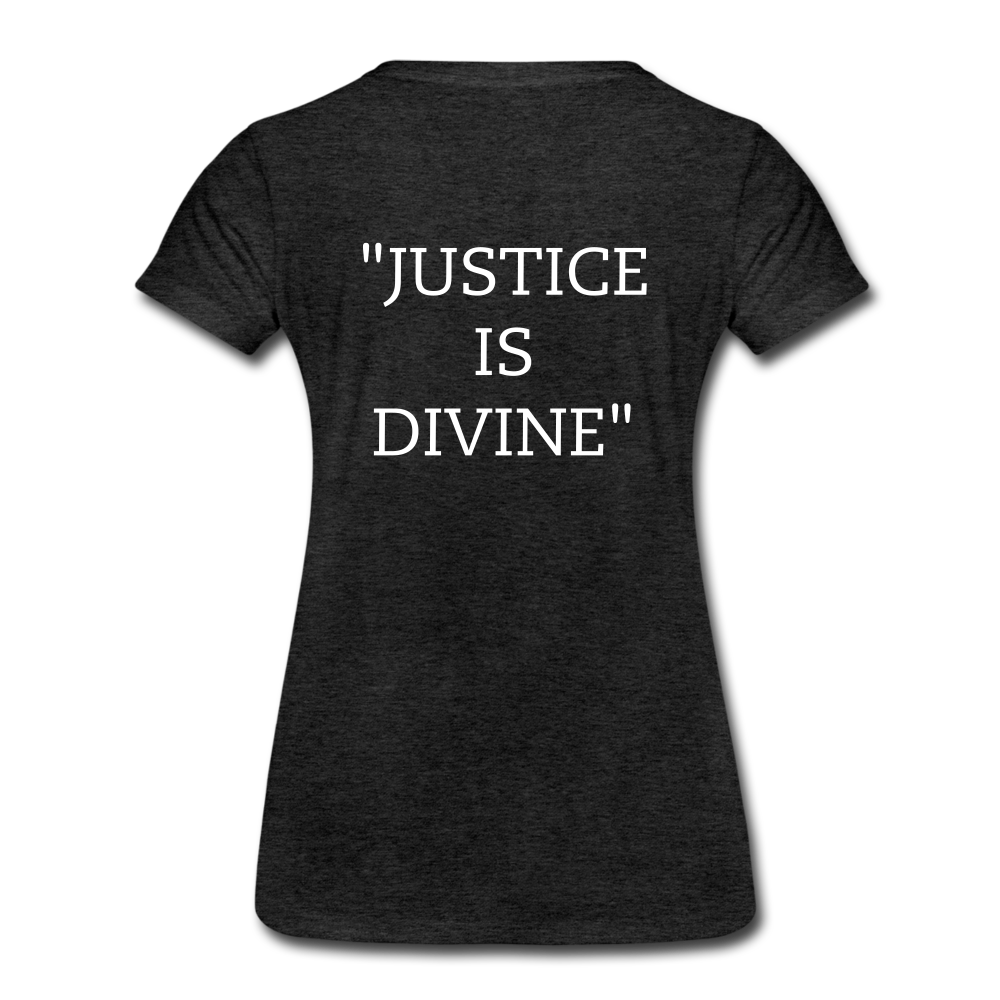 "Tribute to the Black Woman" Women's Tee - charcoal grey
