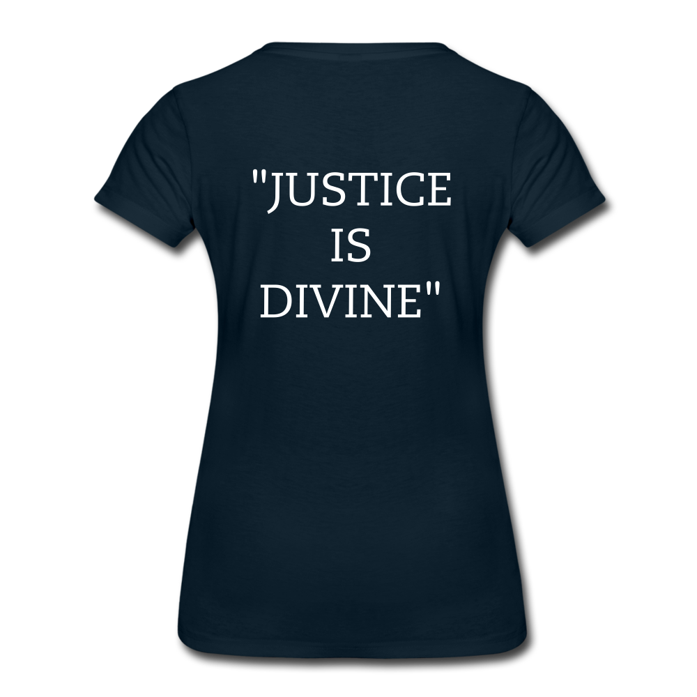 "Tribute to the Black Woman" Women's Tee - deep navy