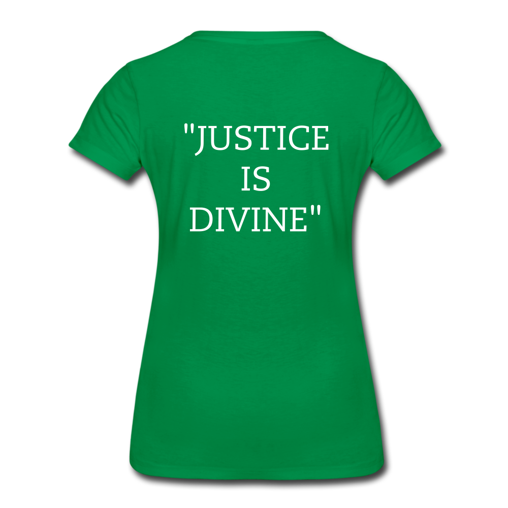 "Tribute to the Black Woman" Women's Tee - kelly green