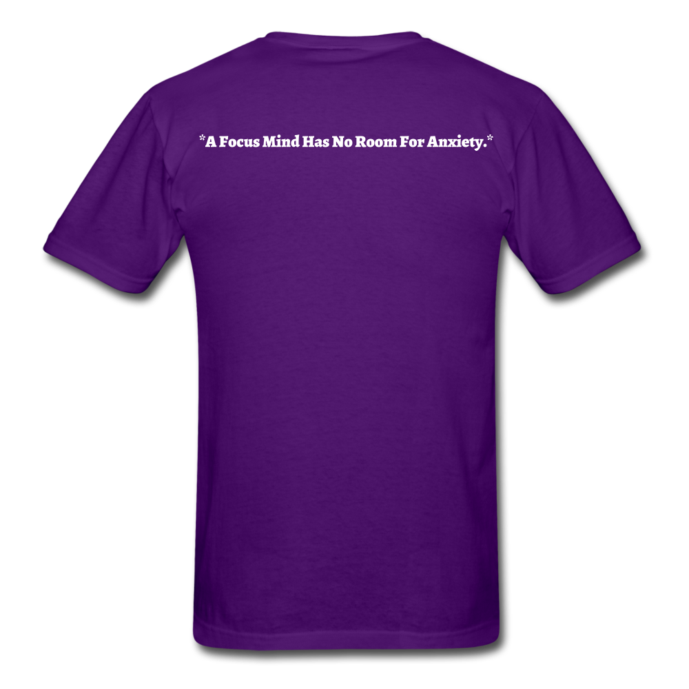 Wrath of God Unisex Tee -White Logo - purple