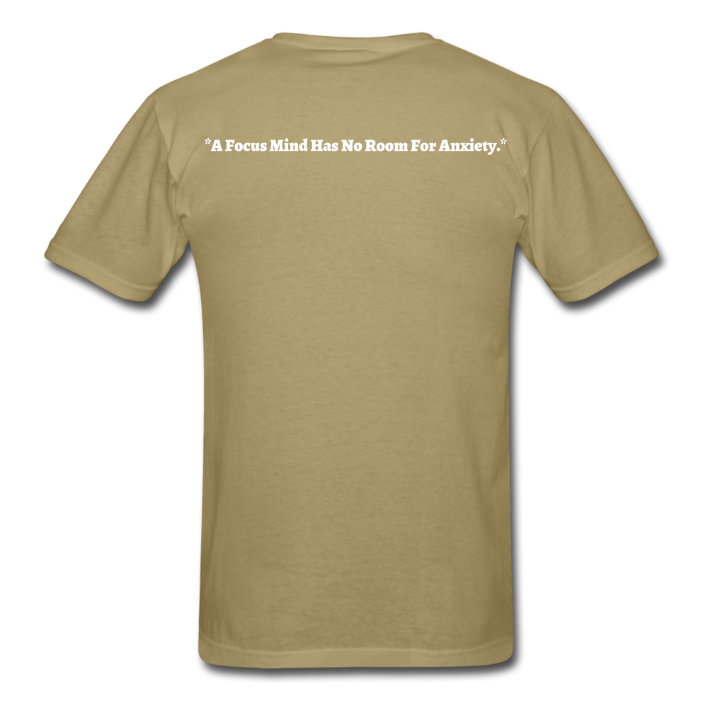 Wrath of God Unisex Tee -White Logo - khaki