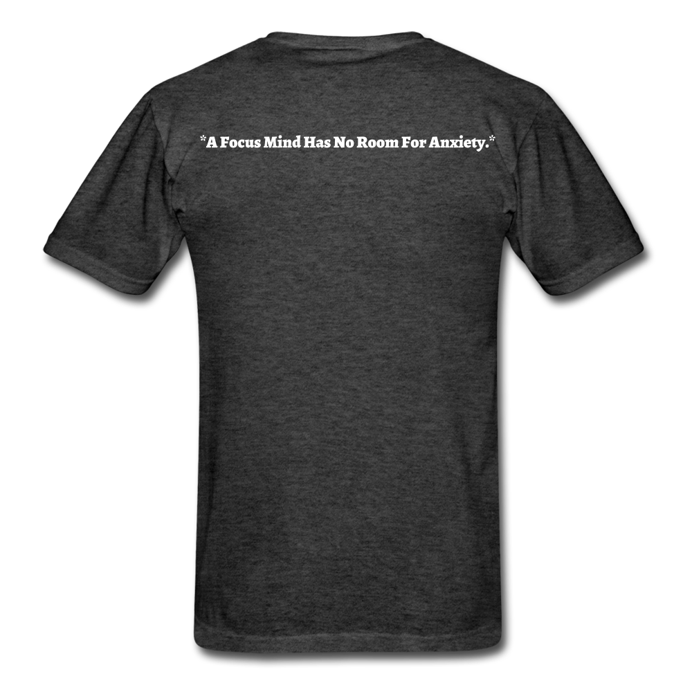 Wrath of God Unisex Tee -White Logo - heather black