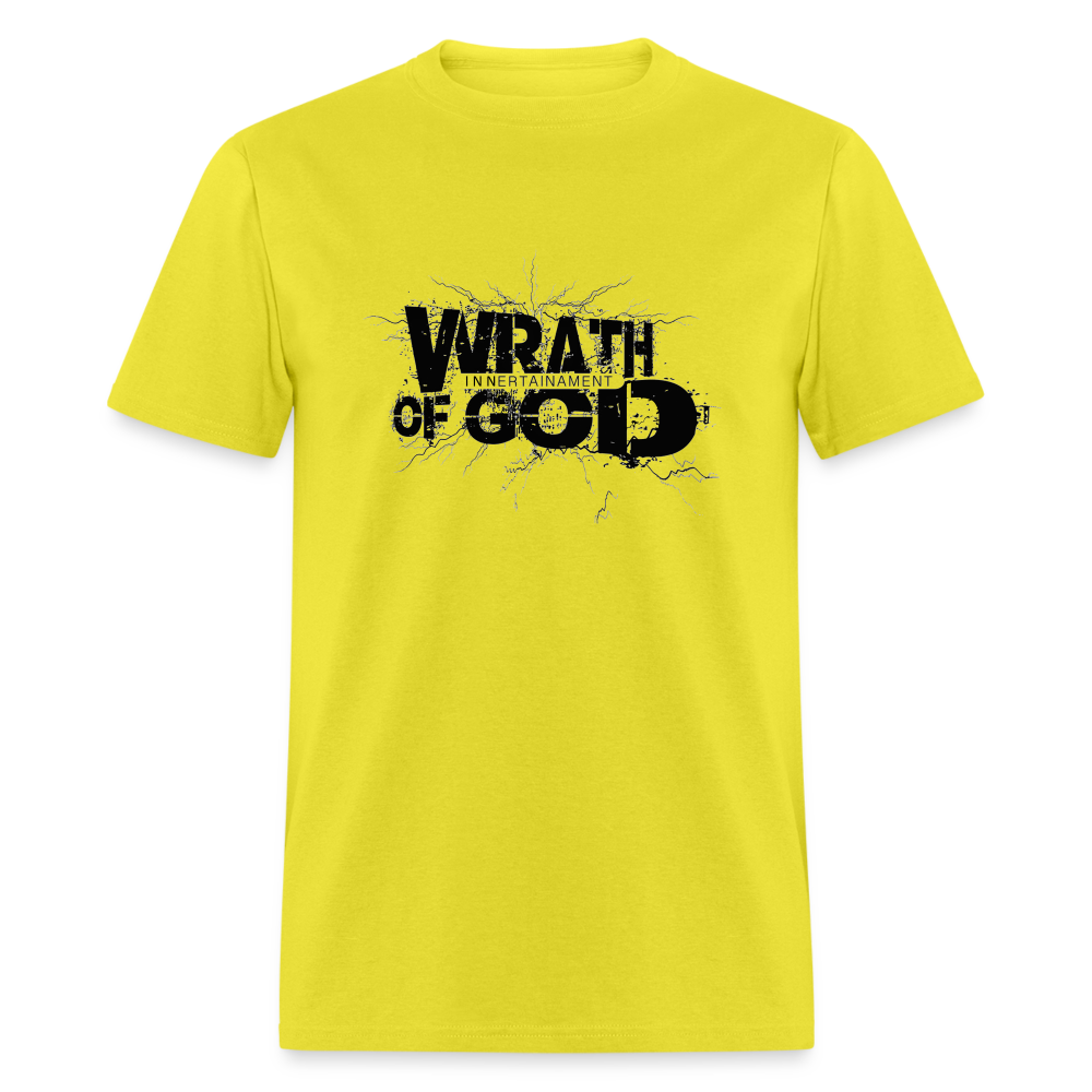 Wrath of God Men's Tee - yellow