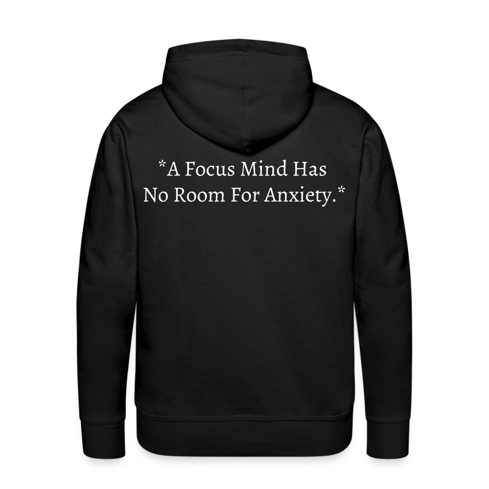 "Wrath of God" Premium Hoodie - White Logo - black