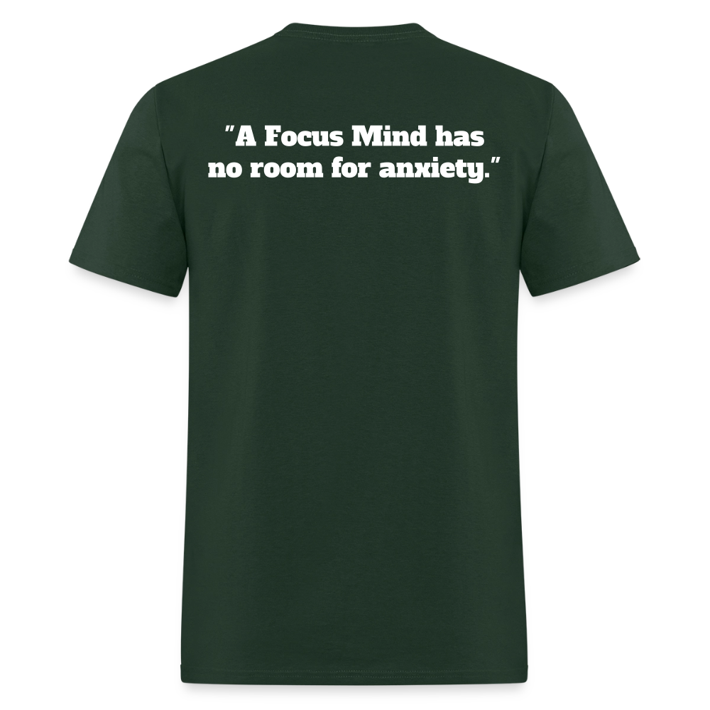 Panther Protection Men's Tee - White Logo - forest green