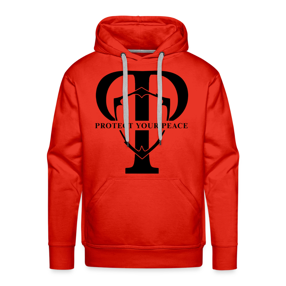 Protect Your Peace Premium Hoodie - Black - red