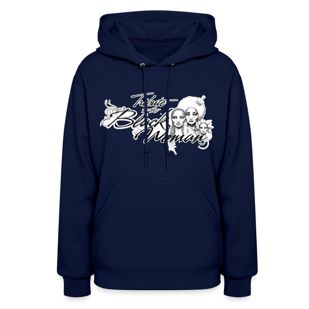 "Tribute to the Black Woman" Women's Hoodie - navy