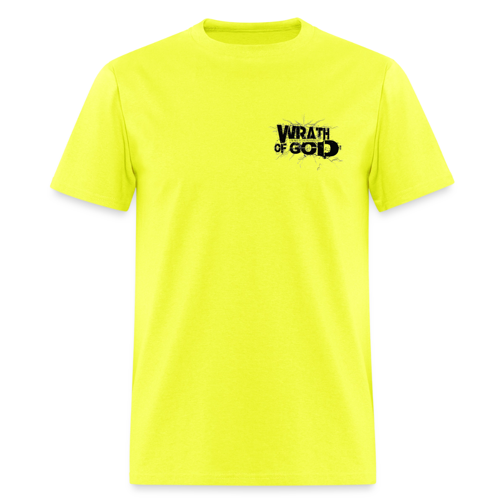 Wrath of God Security Men's Tee - safety green