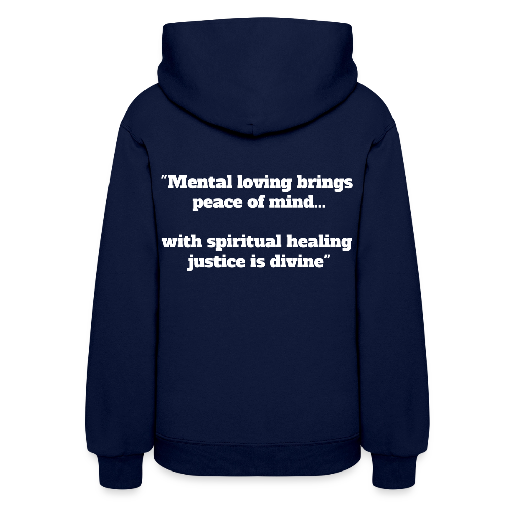 "Tribute to the Black Woman" Women's Hoodie - navy
