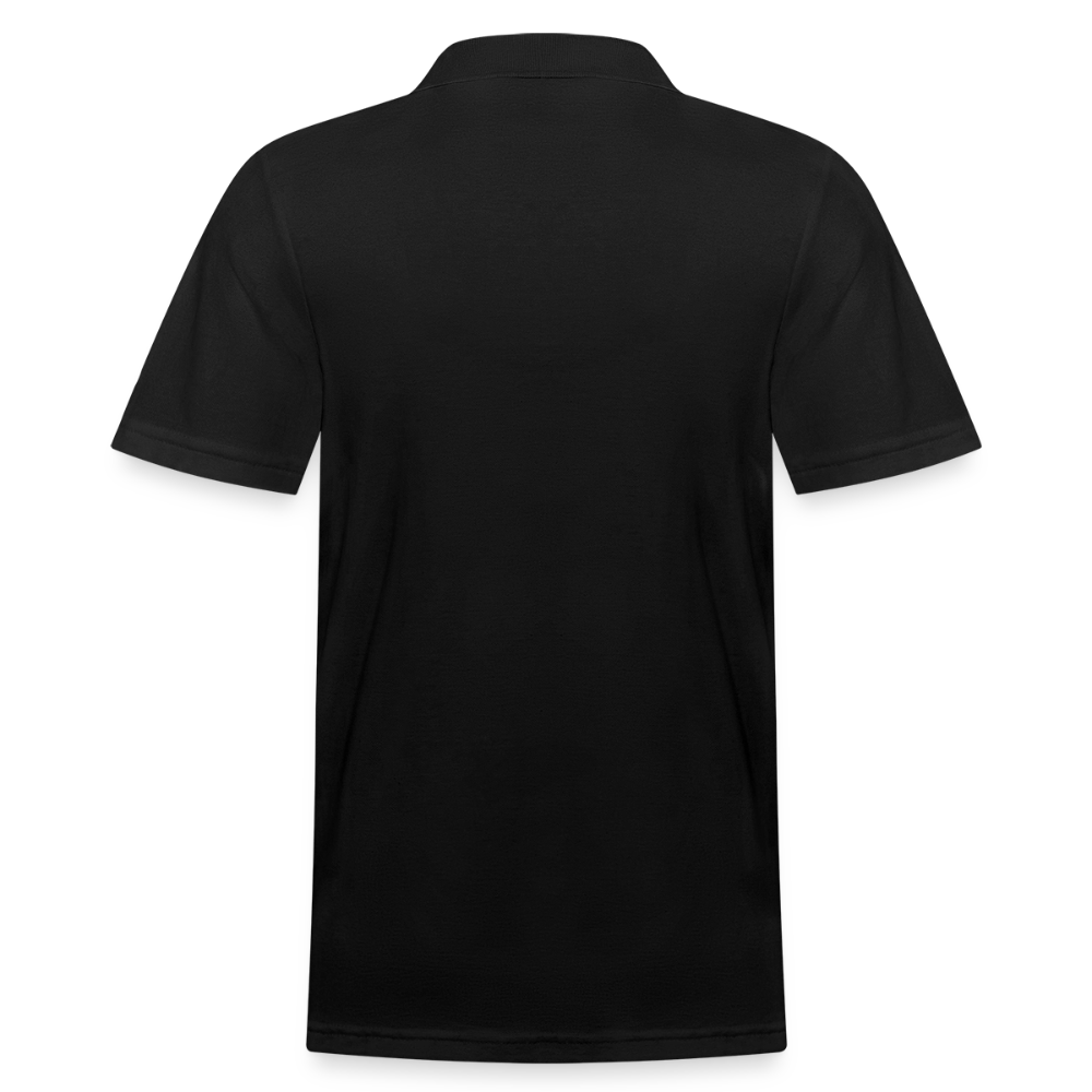 Protect Your Peace Security Men's Polo Tee - White Logo - black