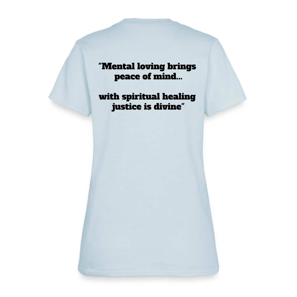 "Tribute to the Black Woman" Women's Tee - light blue