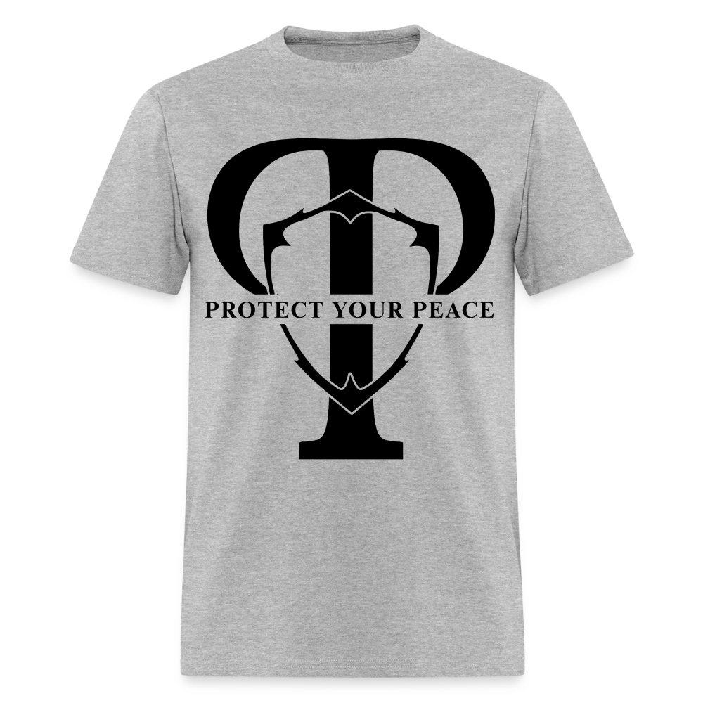 Protect Your Peace T-Shirt - Black - heather gray