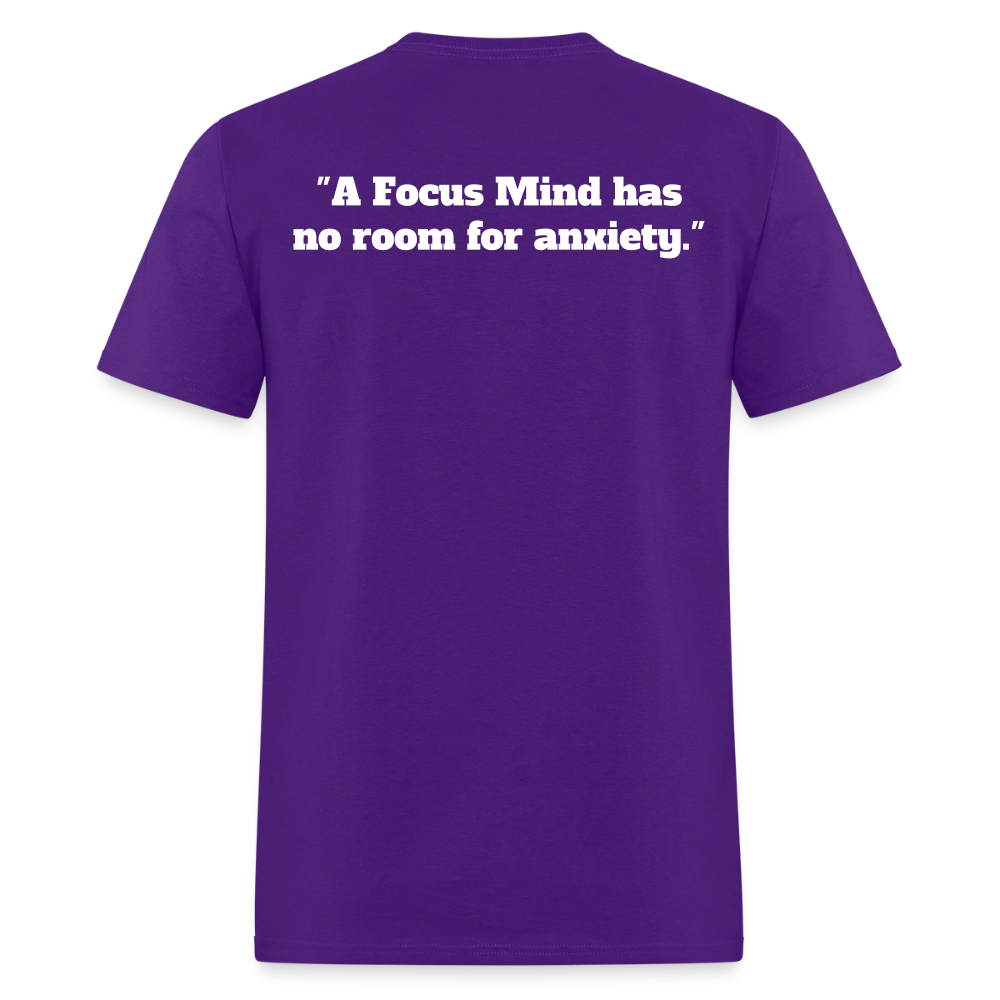 Panther Protection Men's Tee - White Logo - purple