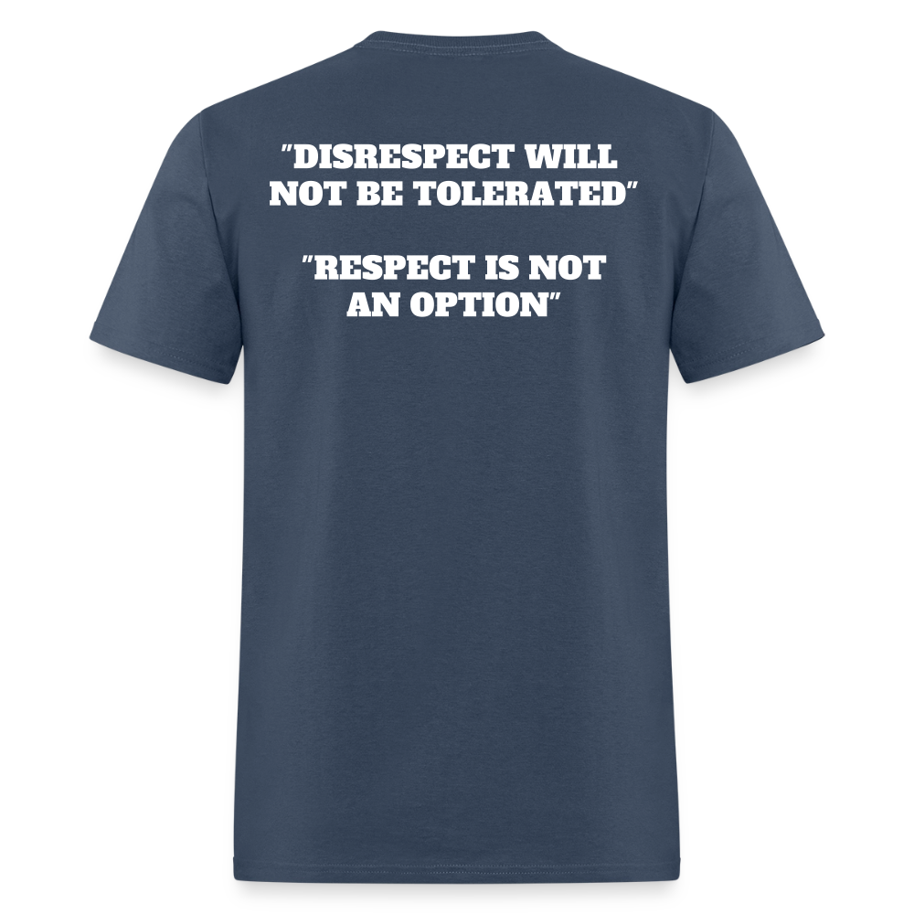 Panther Protection Men's Tee - White Logo -  blue dusk