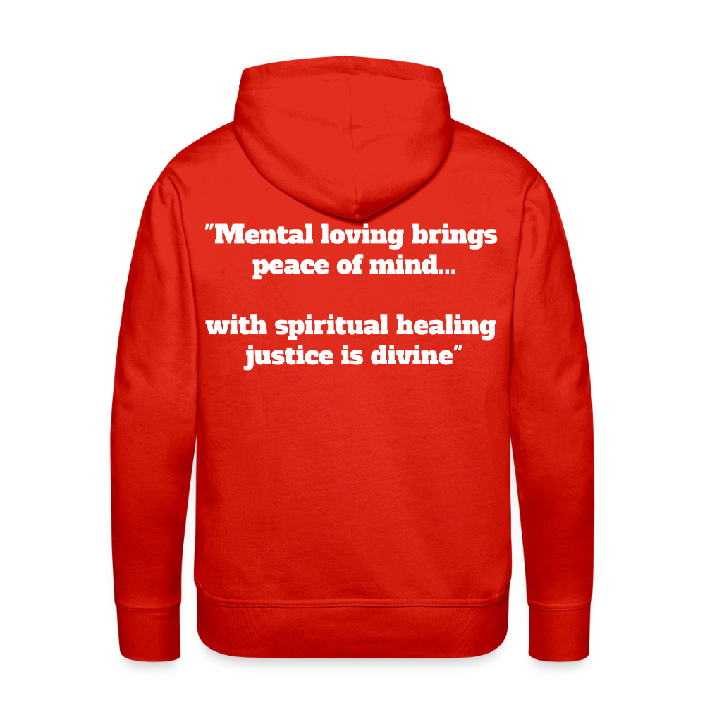 "Tribute to the Black Woman" Men's Hoodie - red