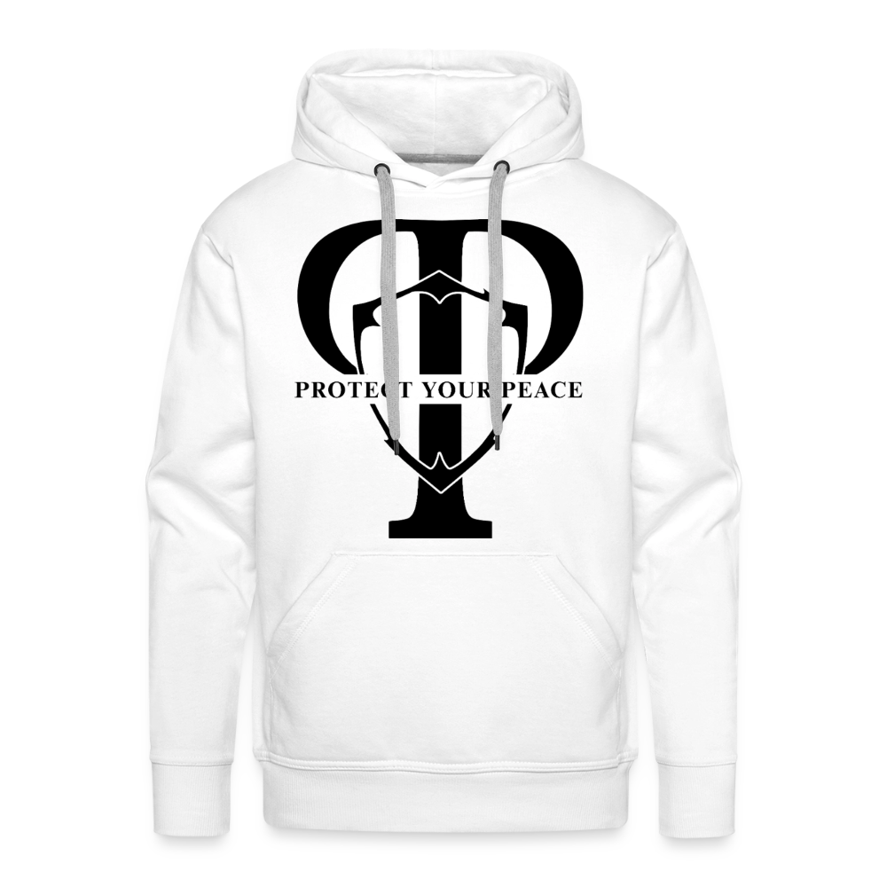 Protect Your Peace Premium Hoodie - Black - white