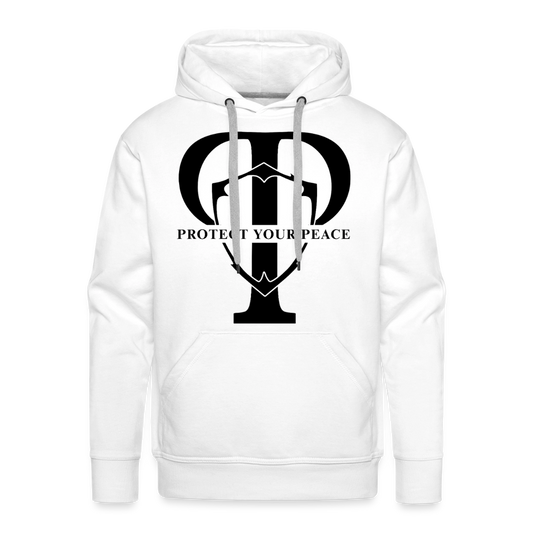 Protect Your Peace Premium Hoodie - Black - white