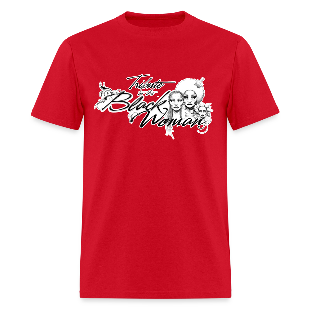 "Tribute to the Black Woman" Unisex Tee - red