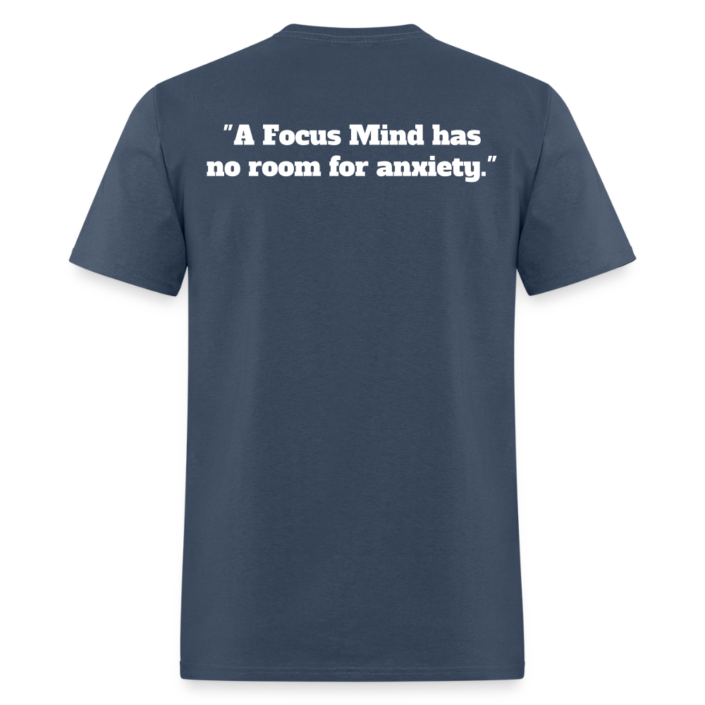 Panther Protection Men's Tee - White Logo -  blue dusk