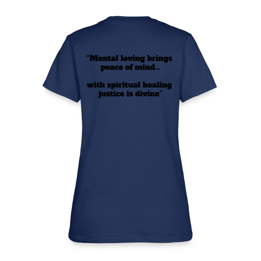 "Tribute to the Black Woman" Women's Tee -  blue dusk