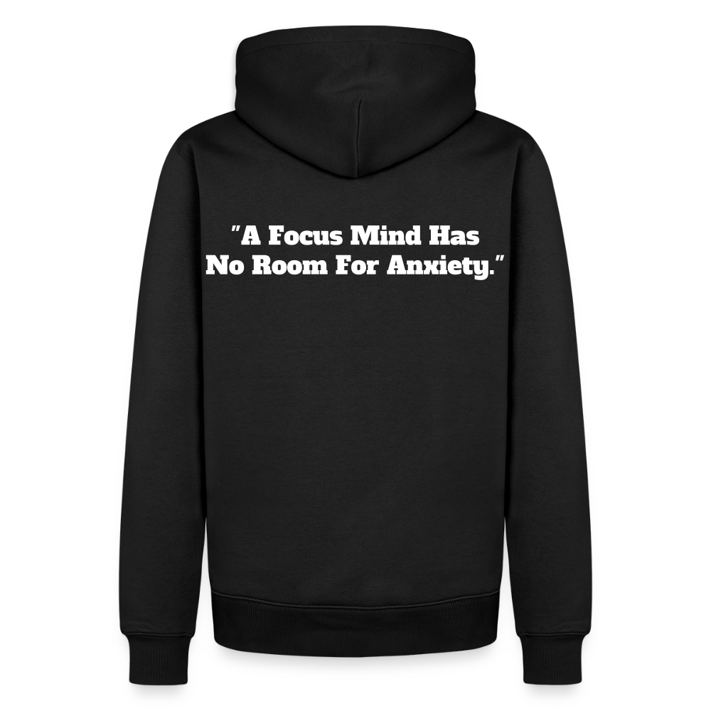 "Wrath of God" Premium Hoodie - White Logo - black