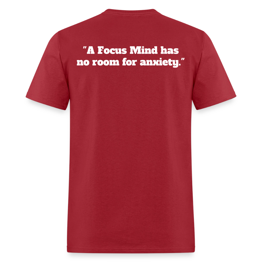 Panther Protection Men's Tee - White Logo - true red