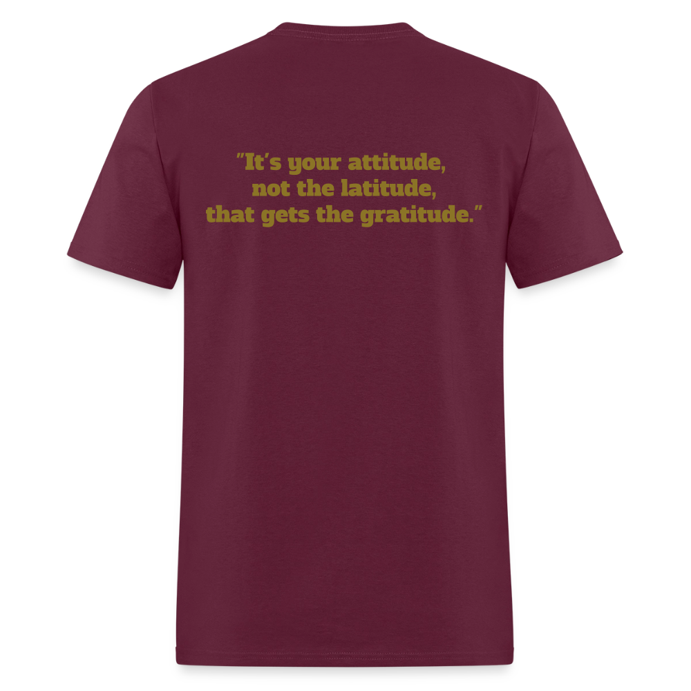 F.L.I.G.H.T. Project Men's Tee - burgundy